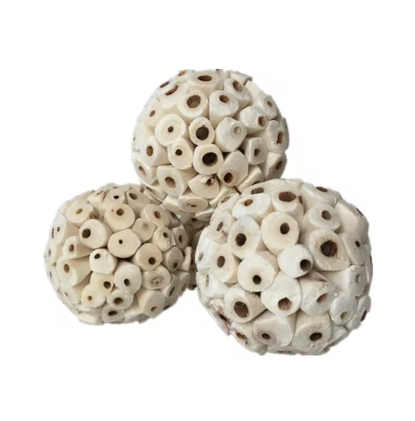 Natural Sola Balls Soft Chew Shred Foraging Toy for Parrot